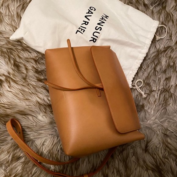 Mansur Gavriel Mini Lady Bag in Camel - Picture 6 of 6